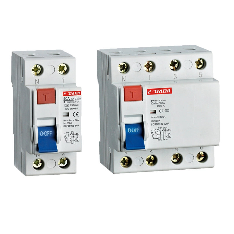 Disyuntor de corriente residual electromagnético